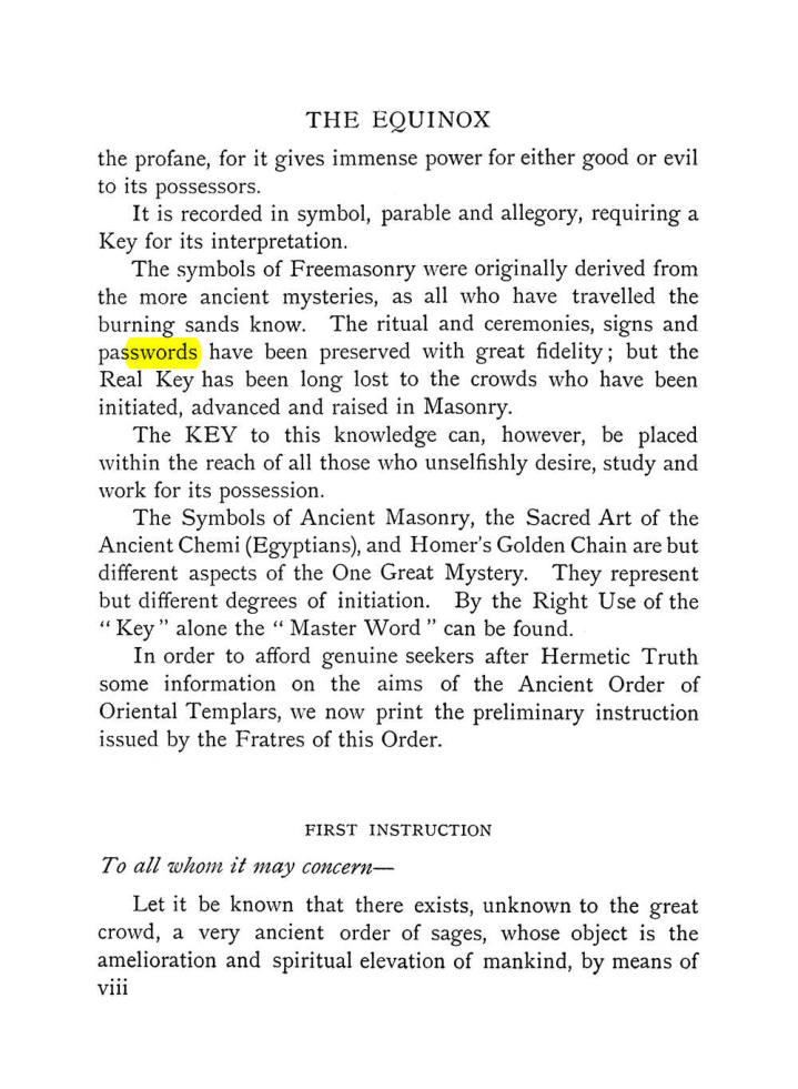 Original scan of The Equinox (Volume I, Number VII), PDF page 14