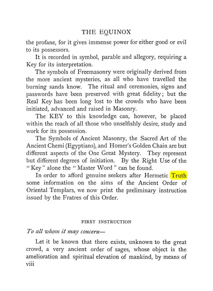 Original scan of The Equinox (Volume I, Number VII), PDF page 14