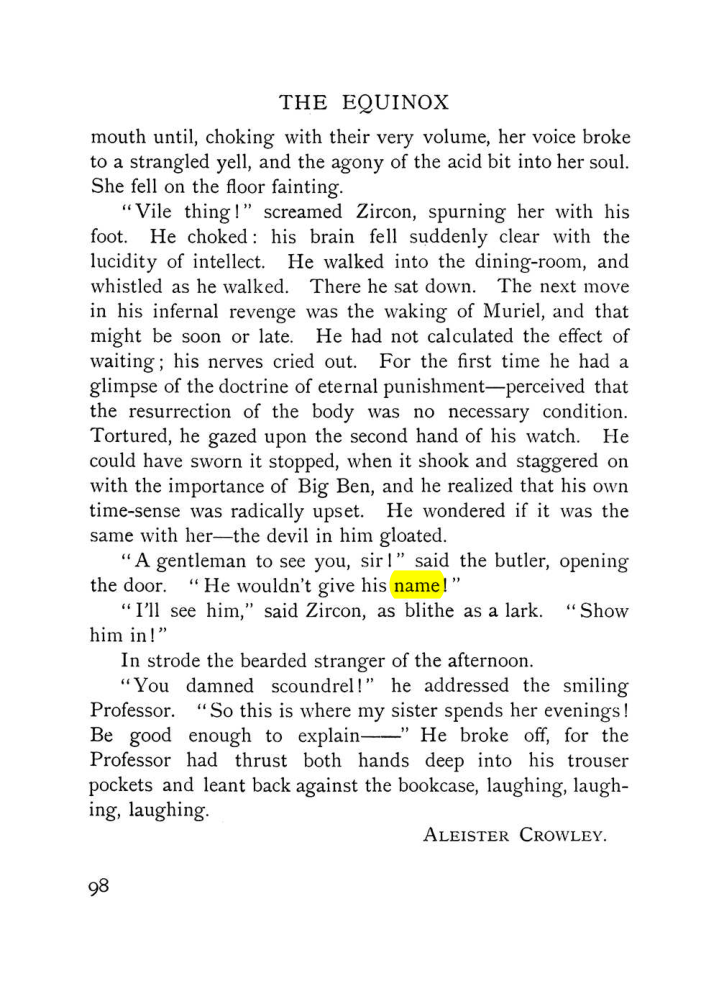 Original scan of The Equinox (Volume I, Number VII), PDF page 140