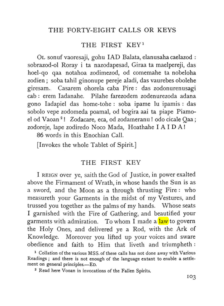 Original scan of The Equinox (Volume I, Number VII), PDF page 145