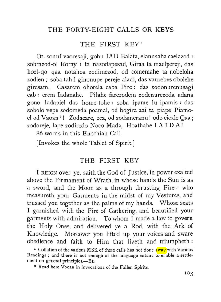 Original scan of The Equinox (Volume I, Number VII), PDF page 145