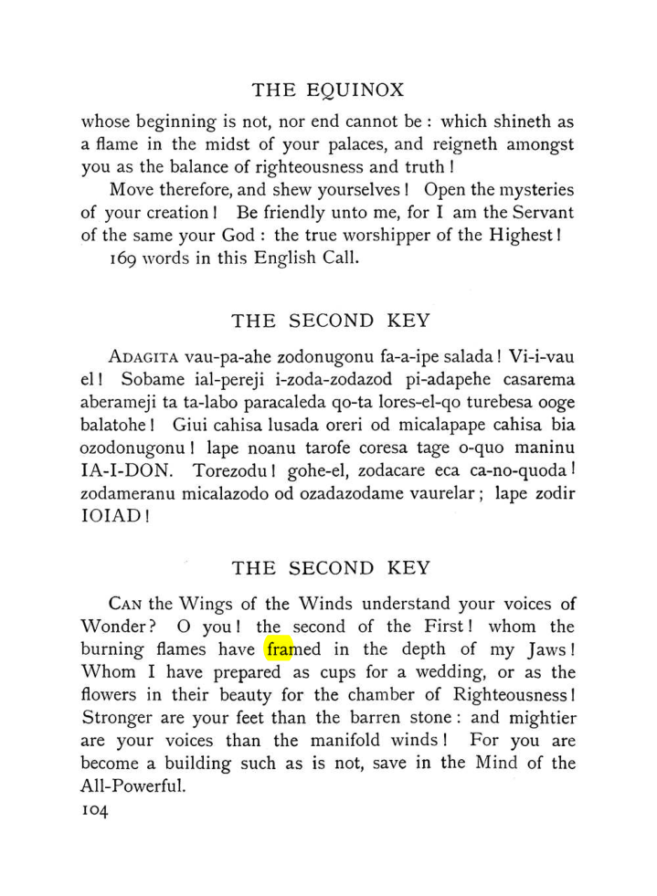 Original scan of The Equinox (Volume I, Number VII), PDF page 146