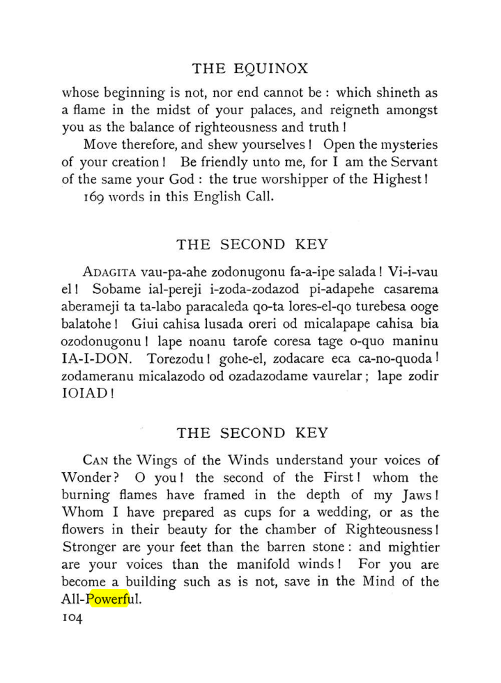 Original scan of The Equinox (Volume I, Number VII), PDF page 146