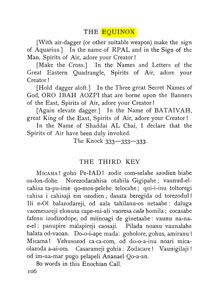 Original scan of The Equinox (Volume I, Number VII), PDF page 148