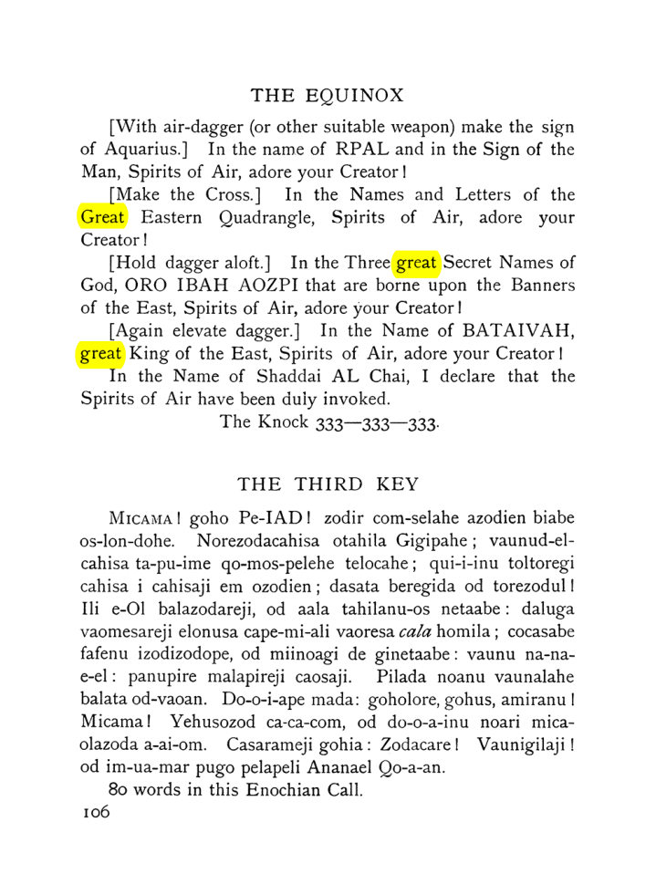 Original scan of The Equinox (Volume I, Number VII), PDF page 148