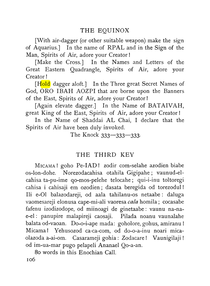 Original scan of The Equinox (Volume I, Number VII), PDF page 148