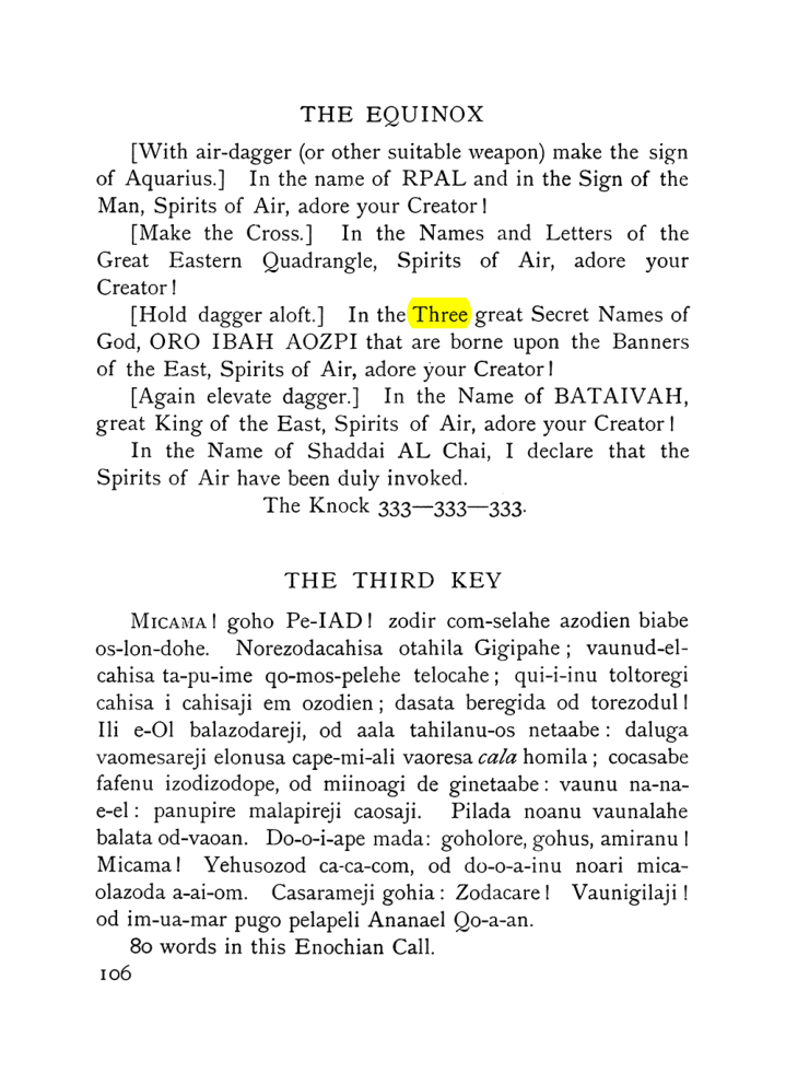 Original scan of The Equinox (Volume I, Number VII), PDF page 148