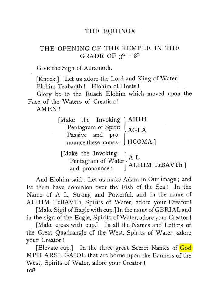 Original scan of The Equinox (Volume I, Number VII), PDF page 150