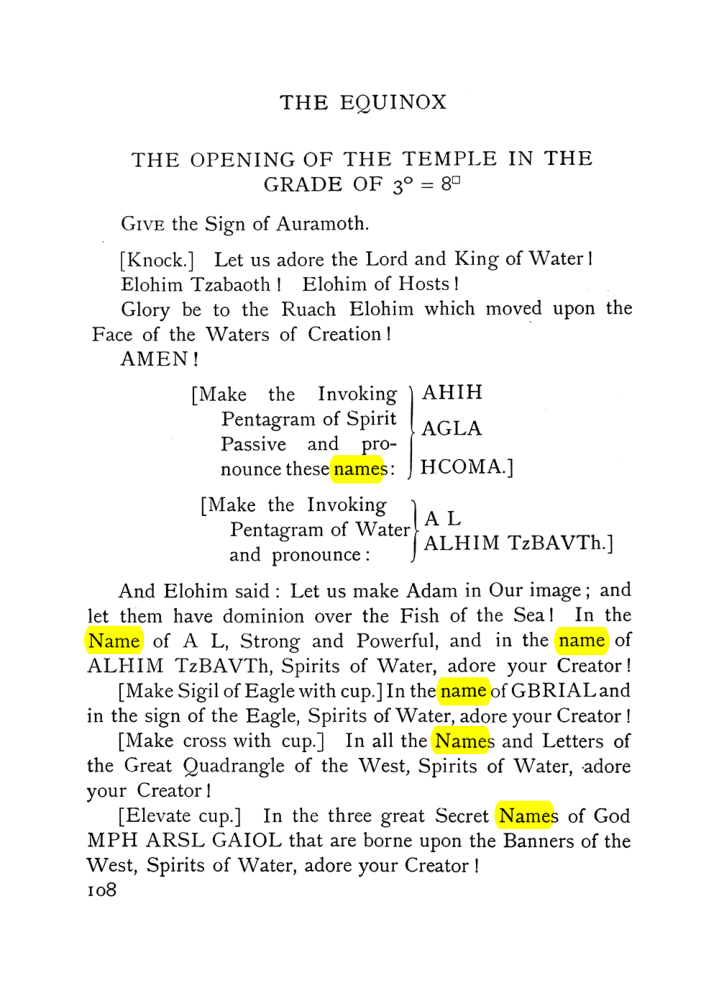 Original scan of The Equinox (Volume I, Number VII), PDF page 150