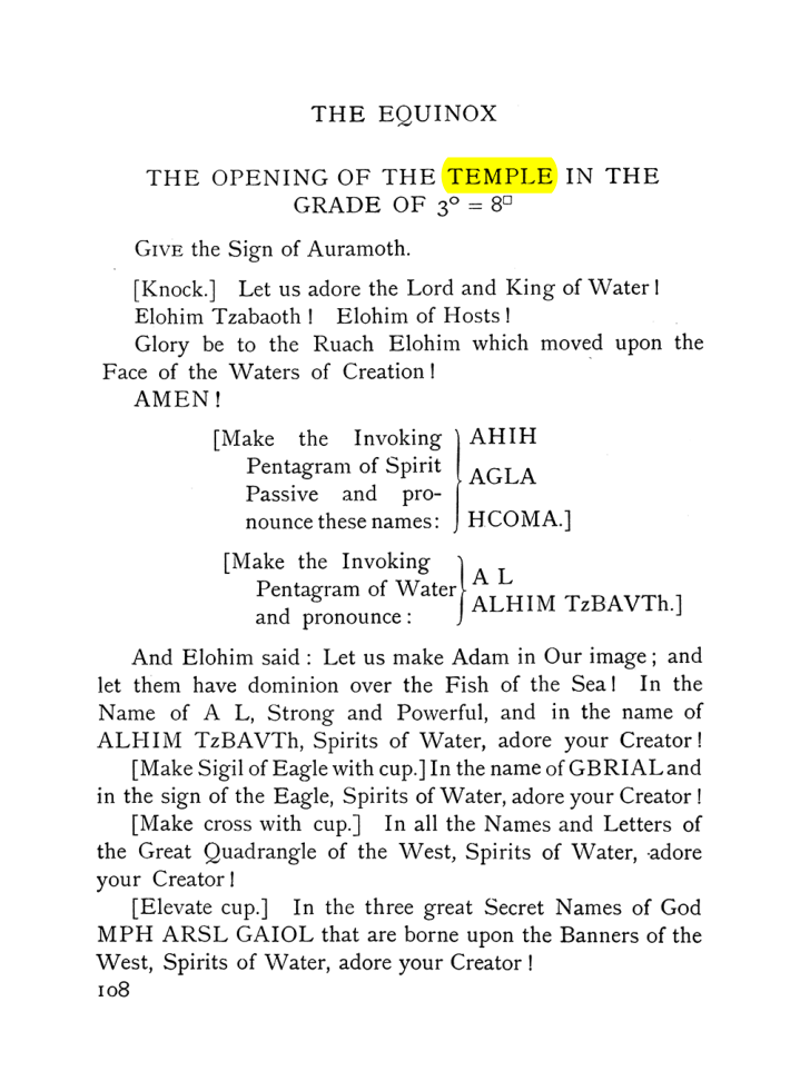 Original scan of The Equinox (Volume I, Number VII), PDF page 150