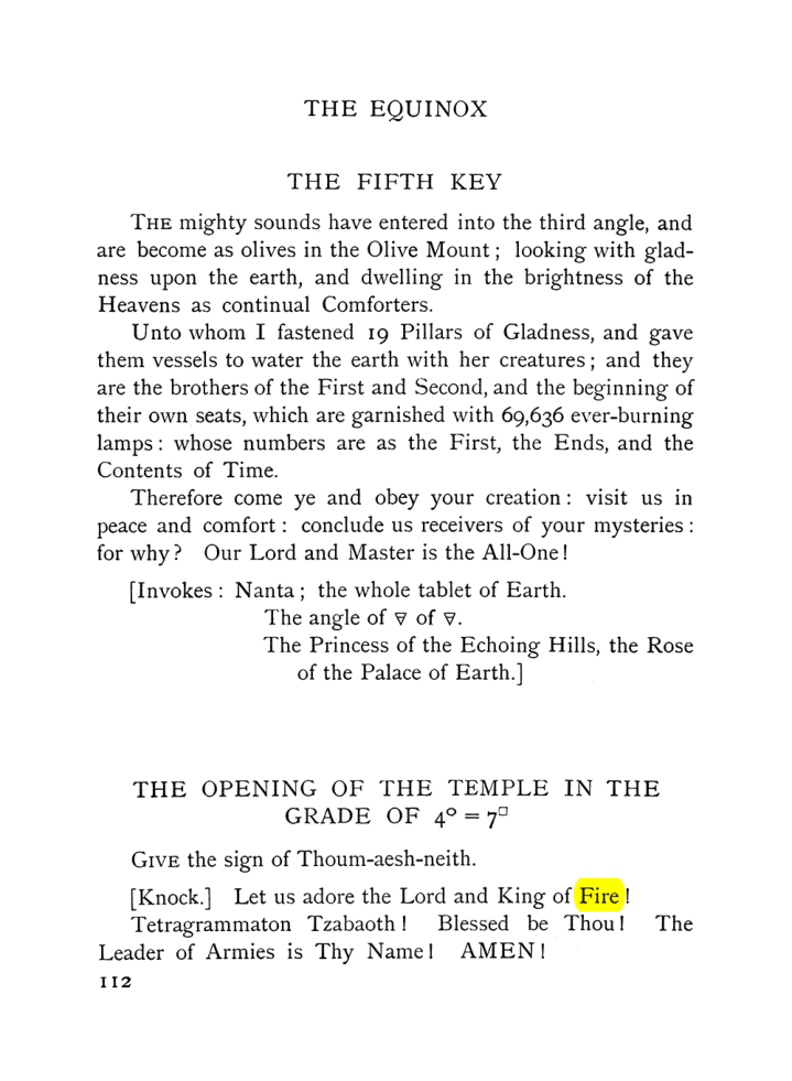Original scan of The Equinox (Volume I, Number VII), PDF page 154