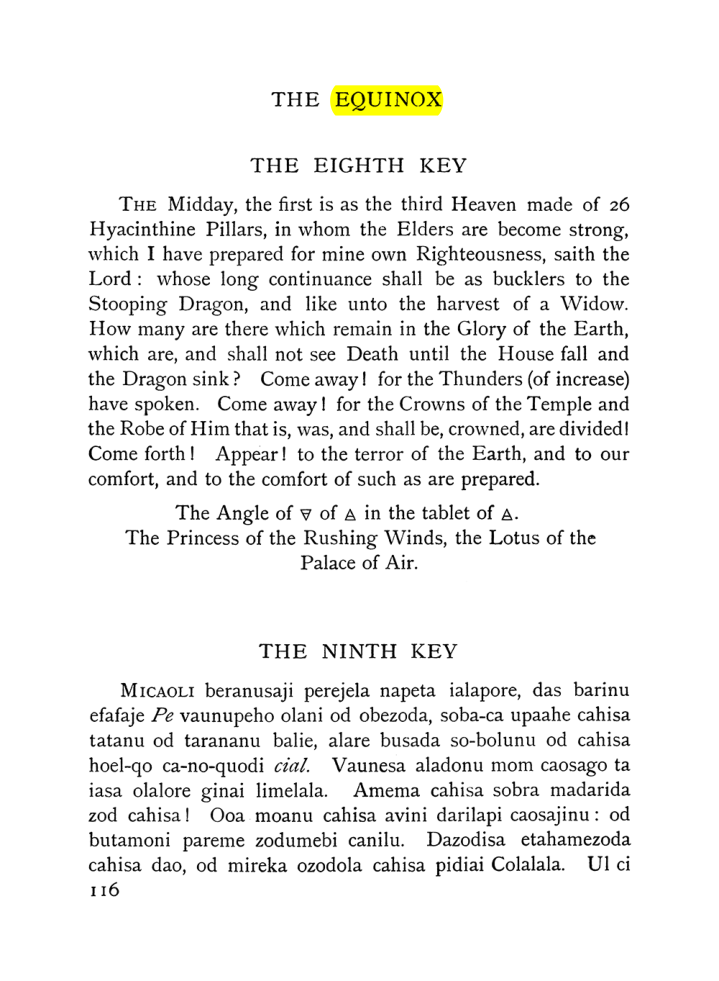 Original scan of The Equinox (Volume I, Number VII), PDF page 158