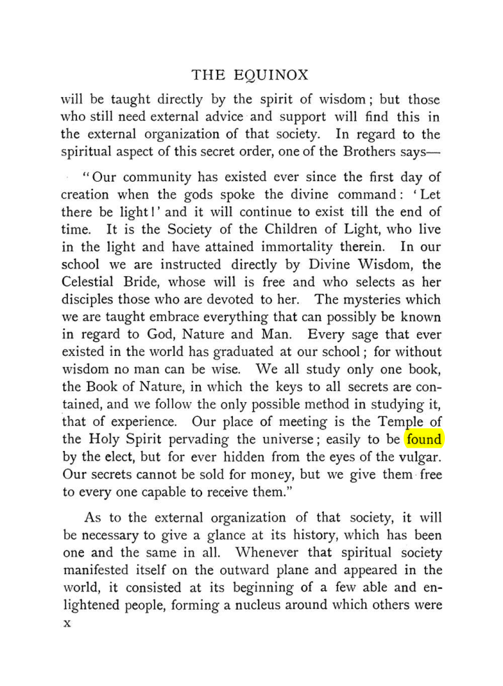 Original scan of The Equinox (Volume I, Number VII), PDF page 16