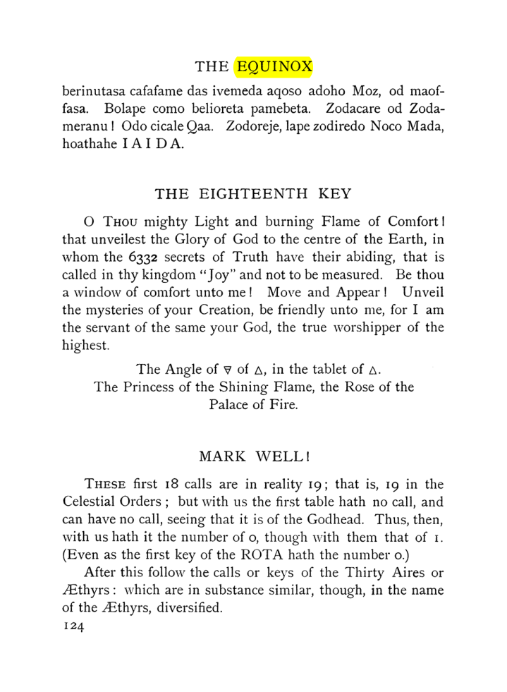 Original scan of The Equinox (Volume I, Number VII), PDF page 166