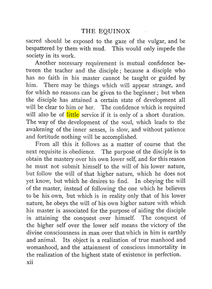 Original scan of The Equinox (Volume I, Number VII), PDF page 18