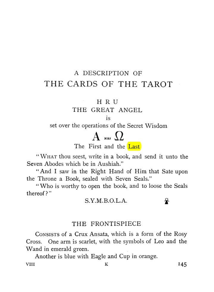 Original scan of The Equinox (Volume I, Number VII), PDF page 187