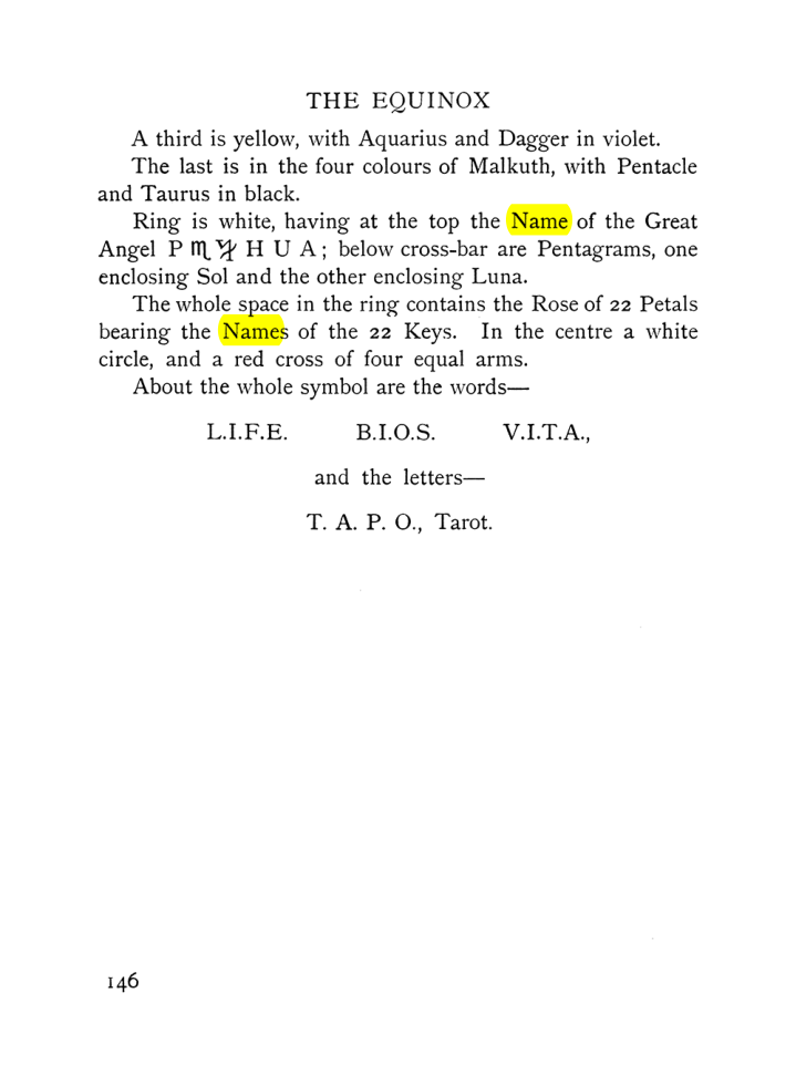 Original scan of The Equinox (Volume I, Number VII), PDF page 188