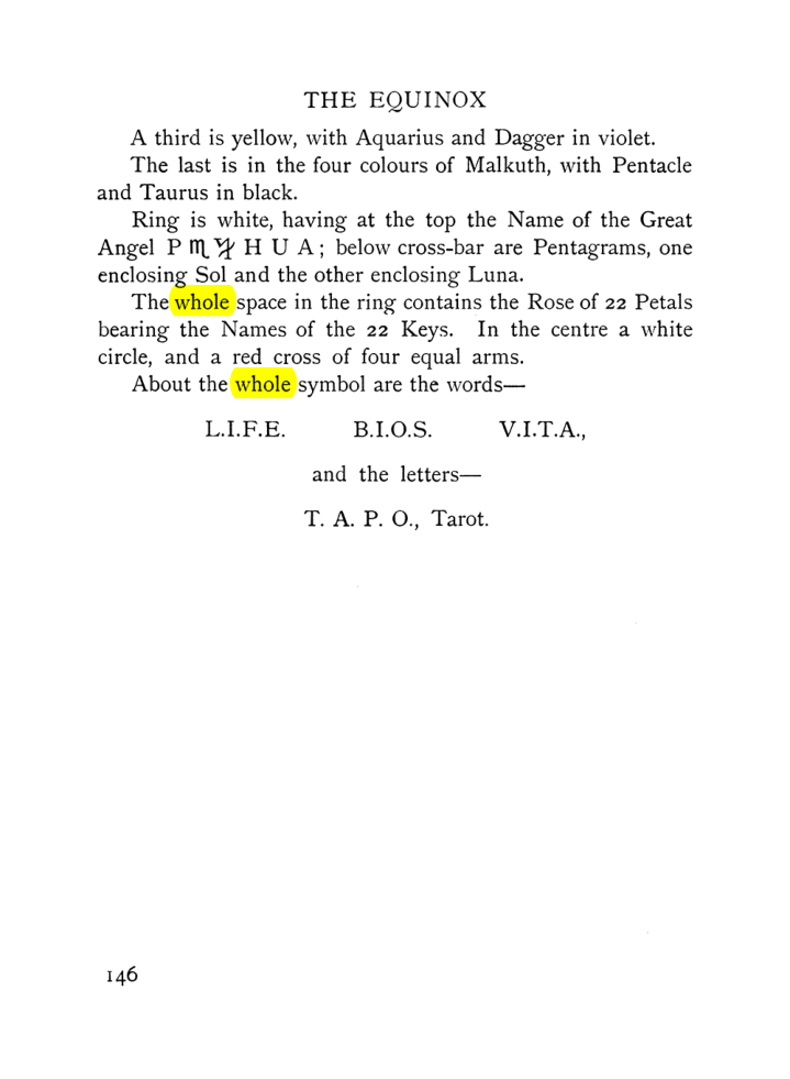 Original scan of The Equinox (Volume I, Number VII), PDF page 188
