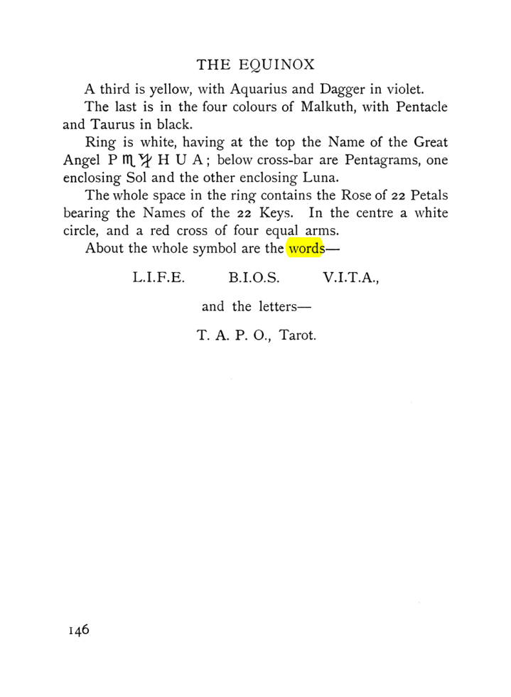 Original scan of The Equinox (Volume I, Number VII), PDF page 188