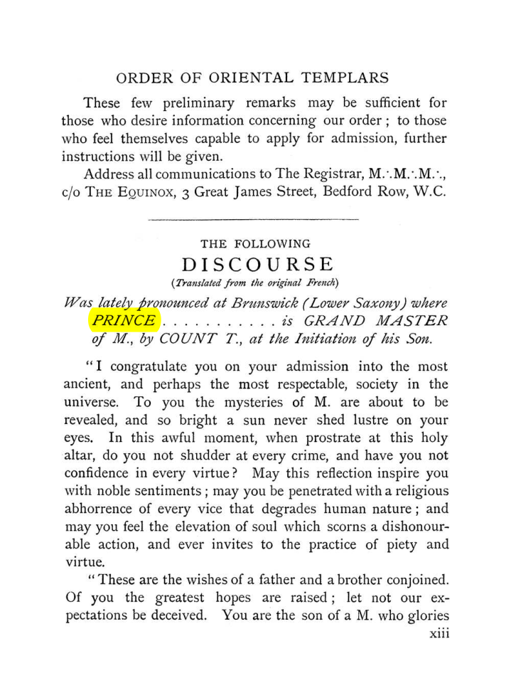 Original scan of The Equinox (Volume I, Number VII), PDF page 19