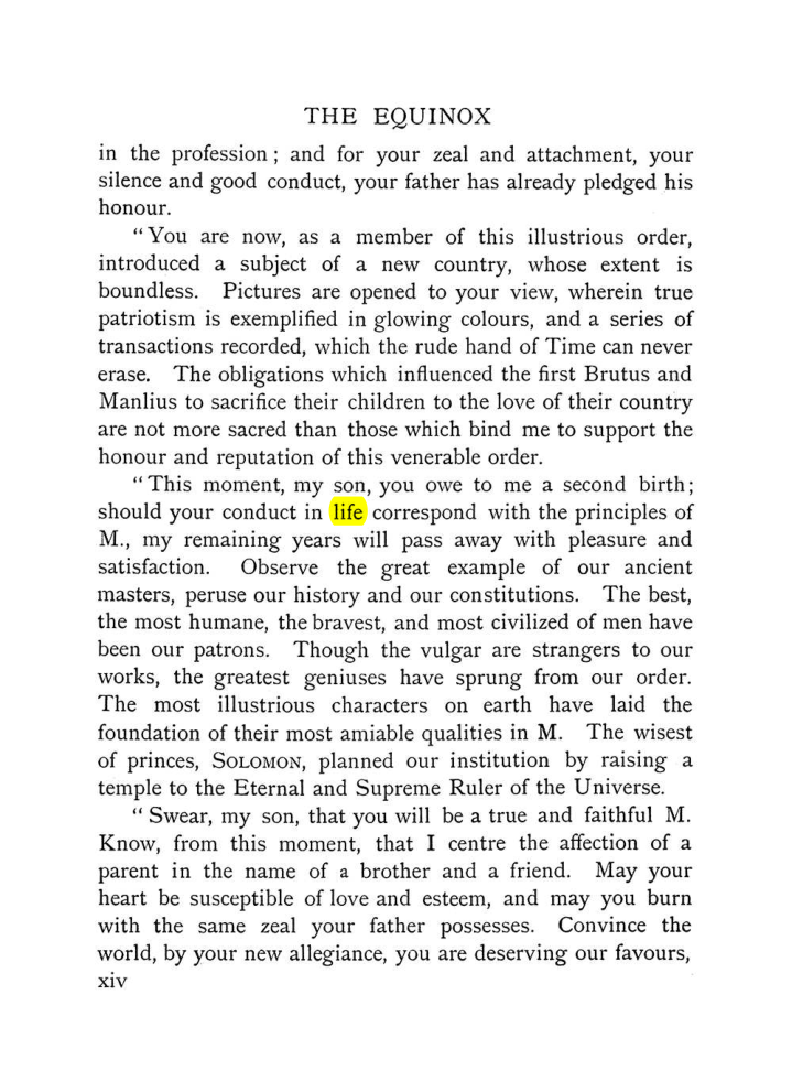 Original scan of The Equinox (Volume I, Number VII), PDF page 20