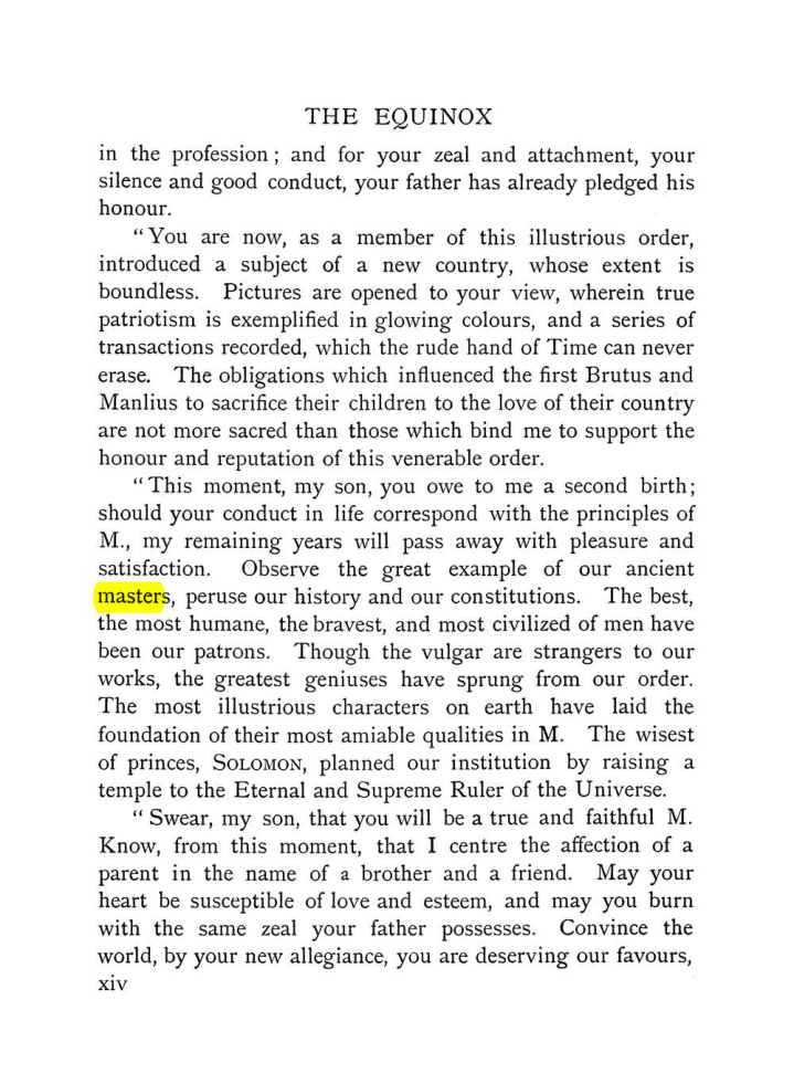 Original scan of The Equinox (Volume I, Number VII), PDF page 20