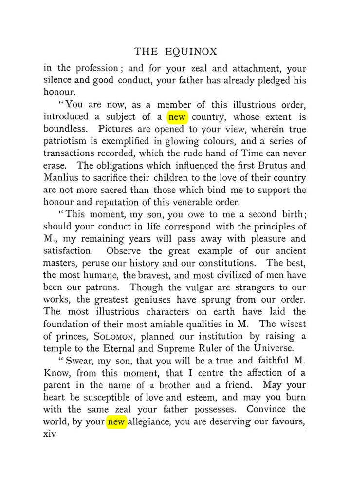 Original scan of The Equinox (Volume I, Number VII), PDF page 20