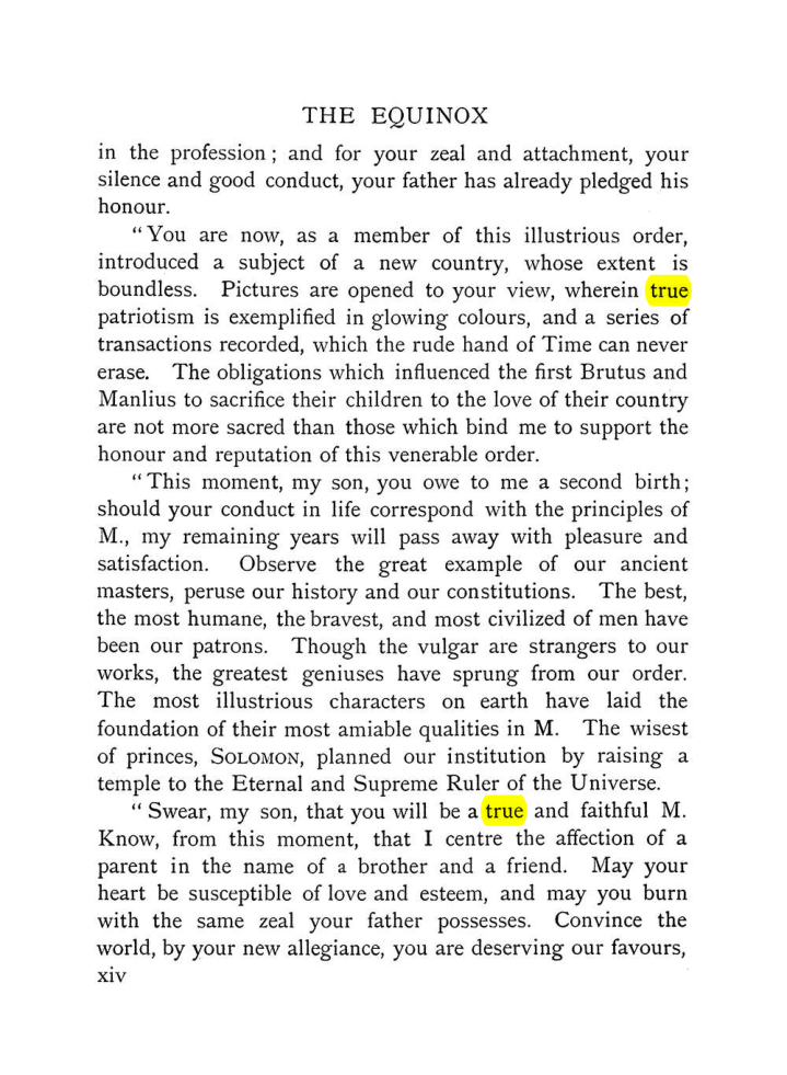 Original scan of The Equinox (Volume I, Number VII), PDF page 20