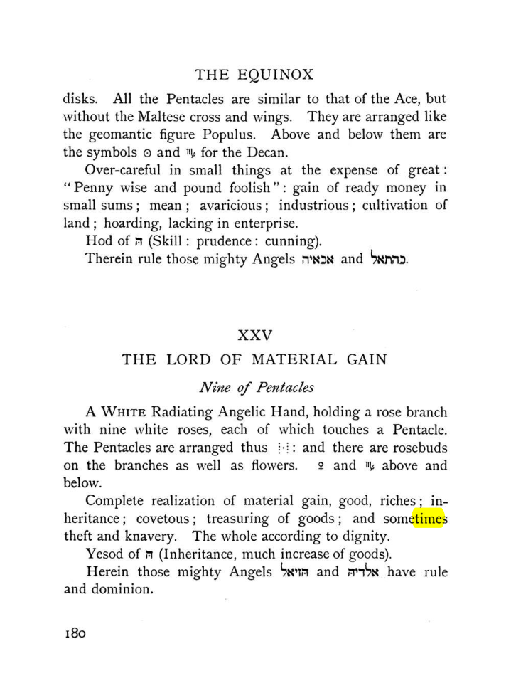 Original scan of The Equinox (Volume I, Number VII), PDF page 222
