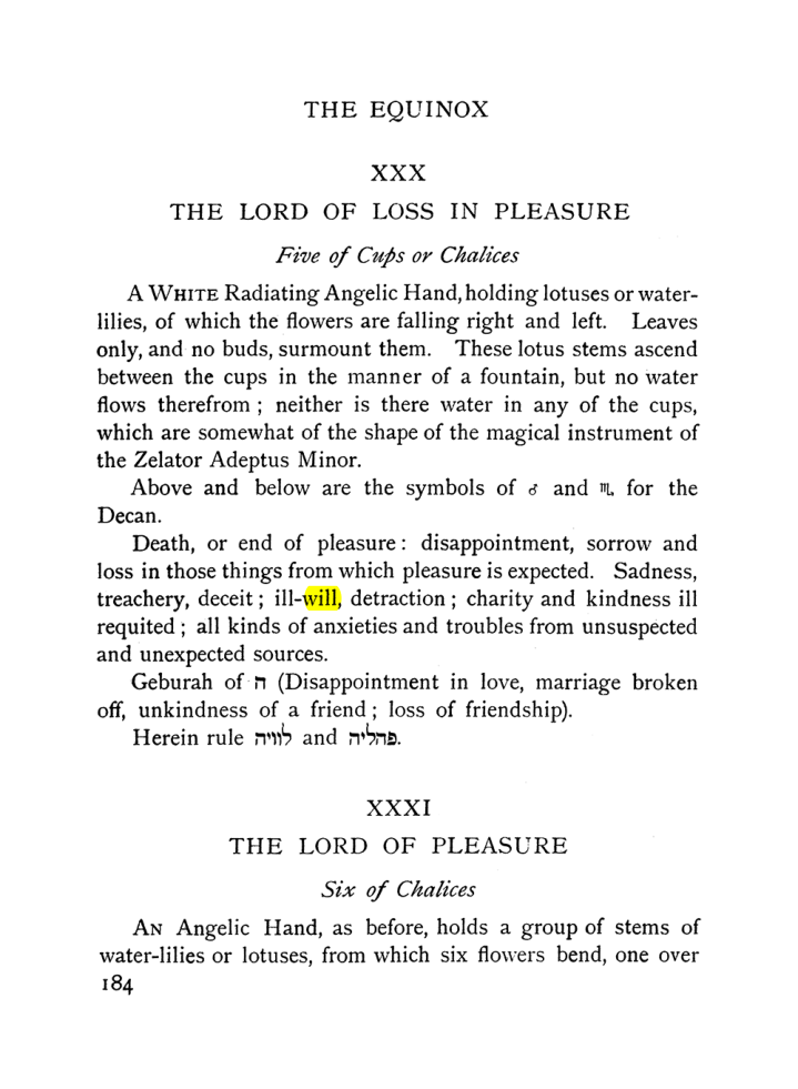 Original scan of The Equinox (Volume I, Number VII), PDF page 226