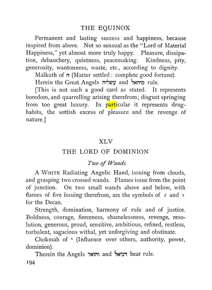 Original scan of The Equinox (Volume I, Number VII), PDF page 236