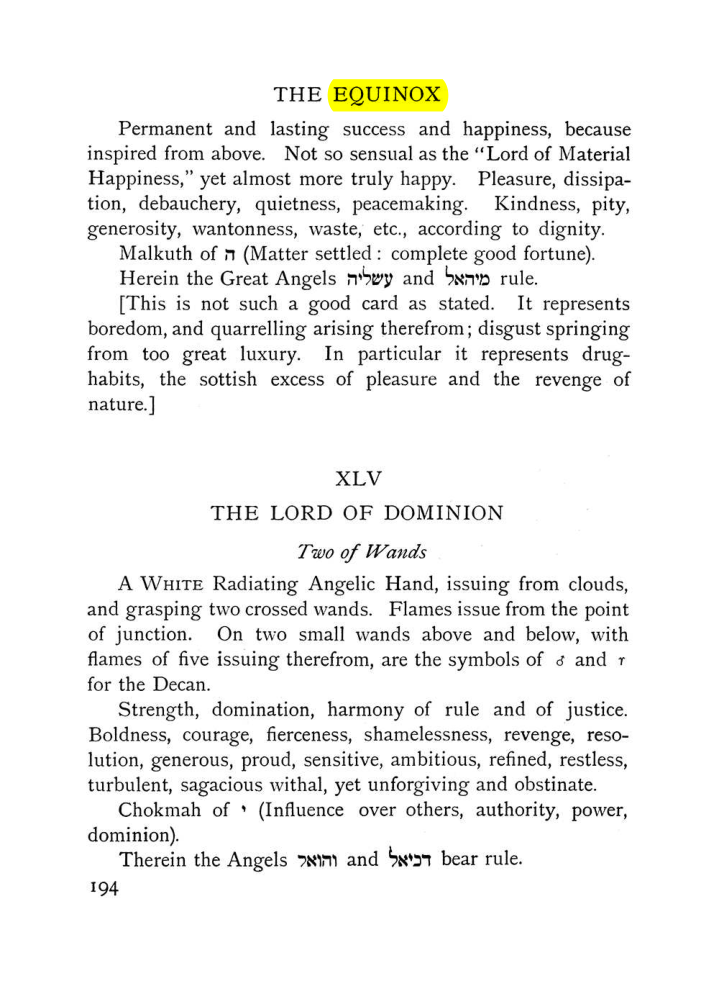 Original scan of The Equinox (Volume I, Number VII), PDF page 236
