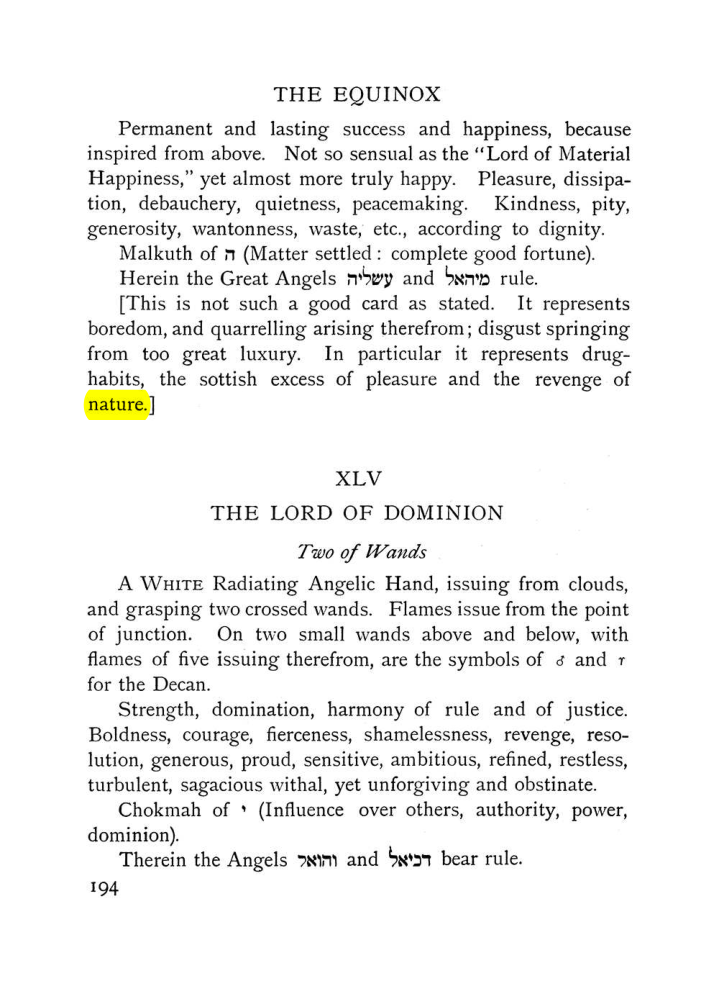Original scan of The Equinox (Volume I, Number VII), PDF page 236