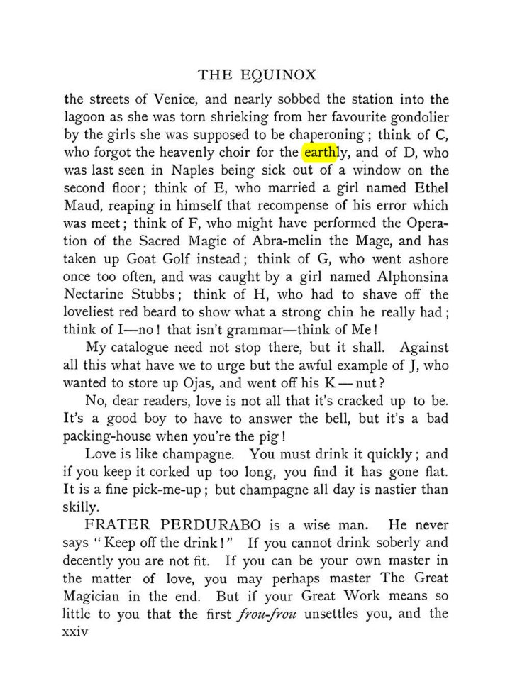 Original scan of The Equinox (Volume I, Number VII), PDF page 24