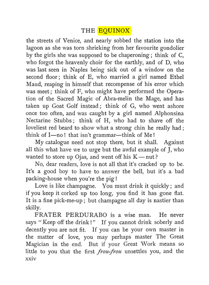 Original scan of The Equinox (Volume I, Number VII), PDF page 24