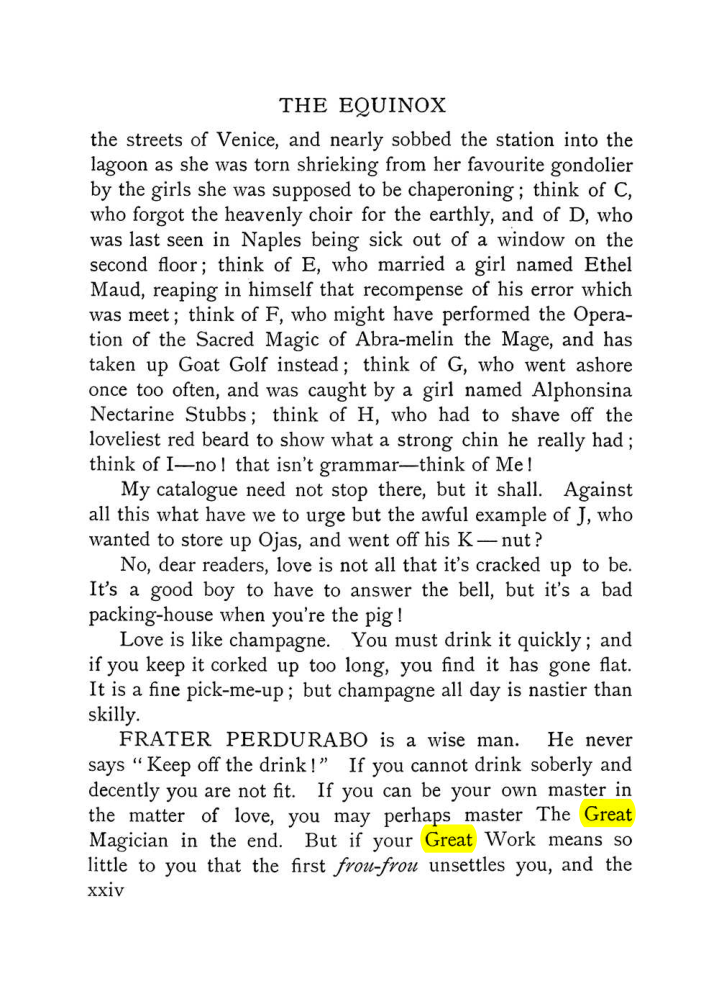 Original scan of The Equinox (Volume I, Number VII), PDF page 24