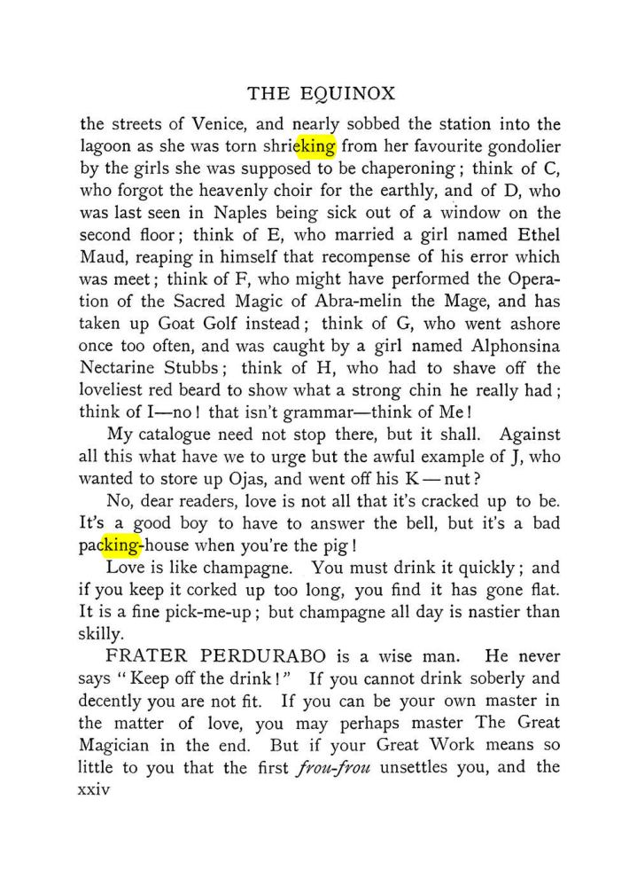 Original scan of The Equinox (Volume I, Number VII), PDF page 24