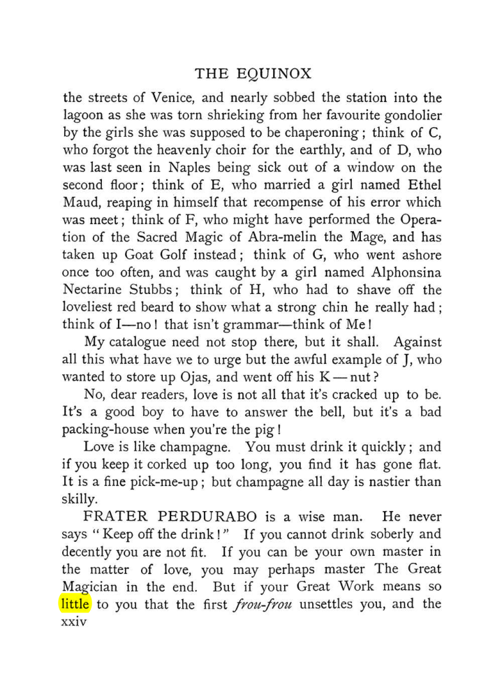 Original scan of The Equinox (Volume I, Number VII), PDF page 24