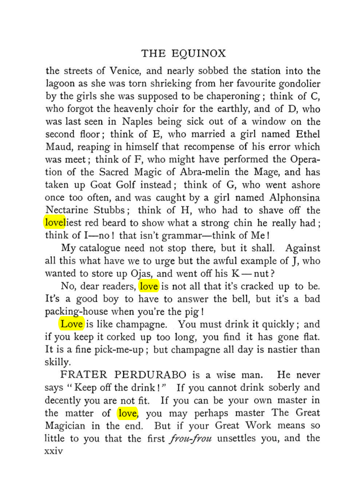 Original scan of The Equinox (Volume I, Number VII), PDF page 24