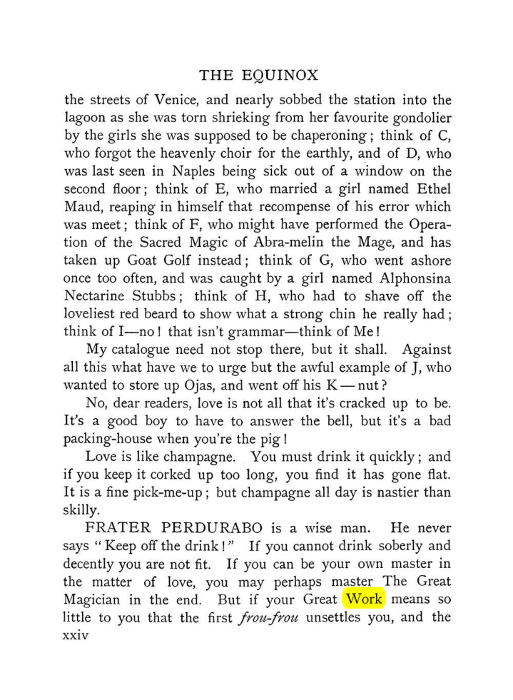 Original scan of The Equinox (Volume I, Number VII), PDF page 24