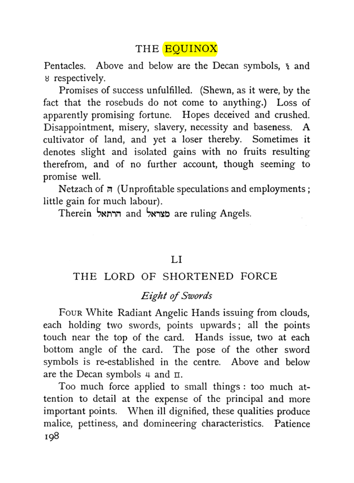 Original scan of The Equinox (Volume I, Number VII), PDF page 240