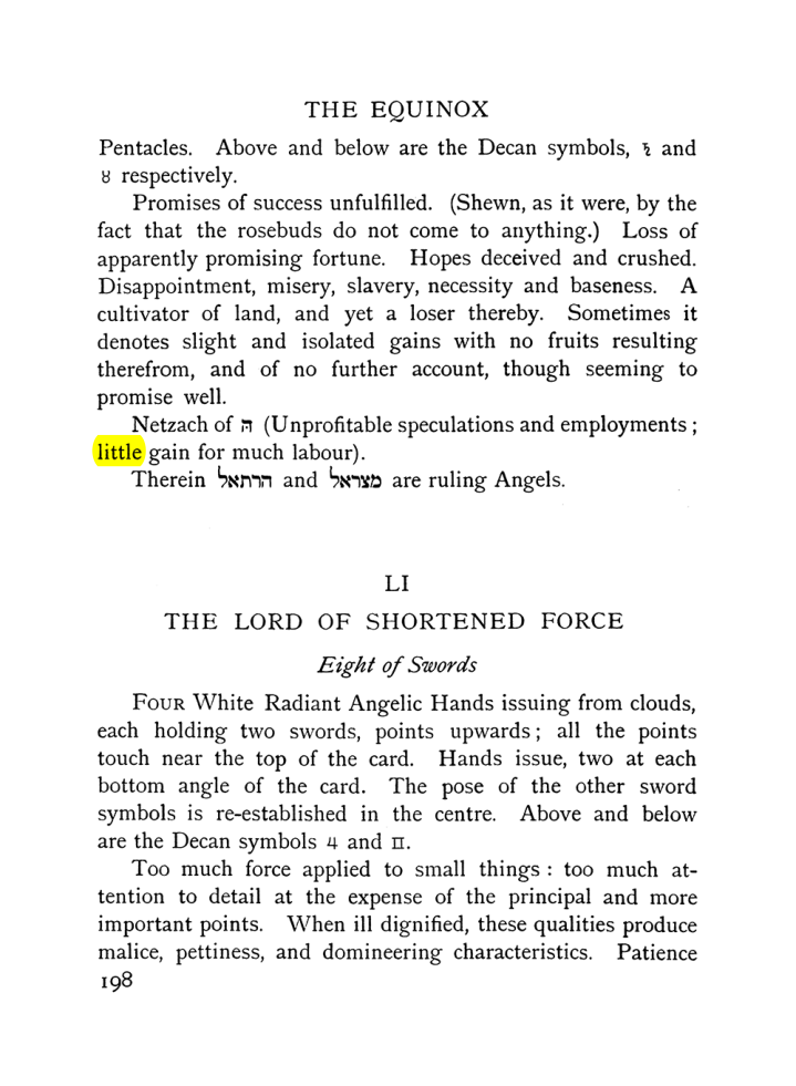 Original scan of The Equinox (Volume I, Number VII), PDF page 240