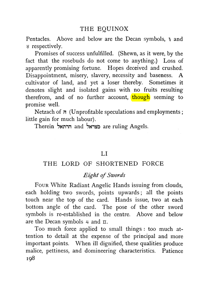 Original scan of The Equinox (Volume I, Number VII), PDF page 240