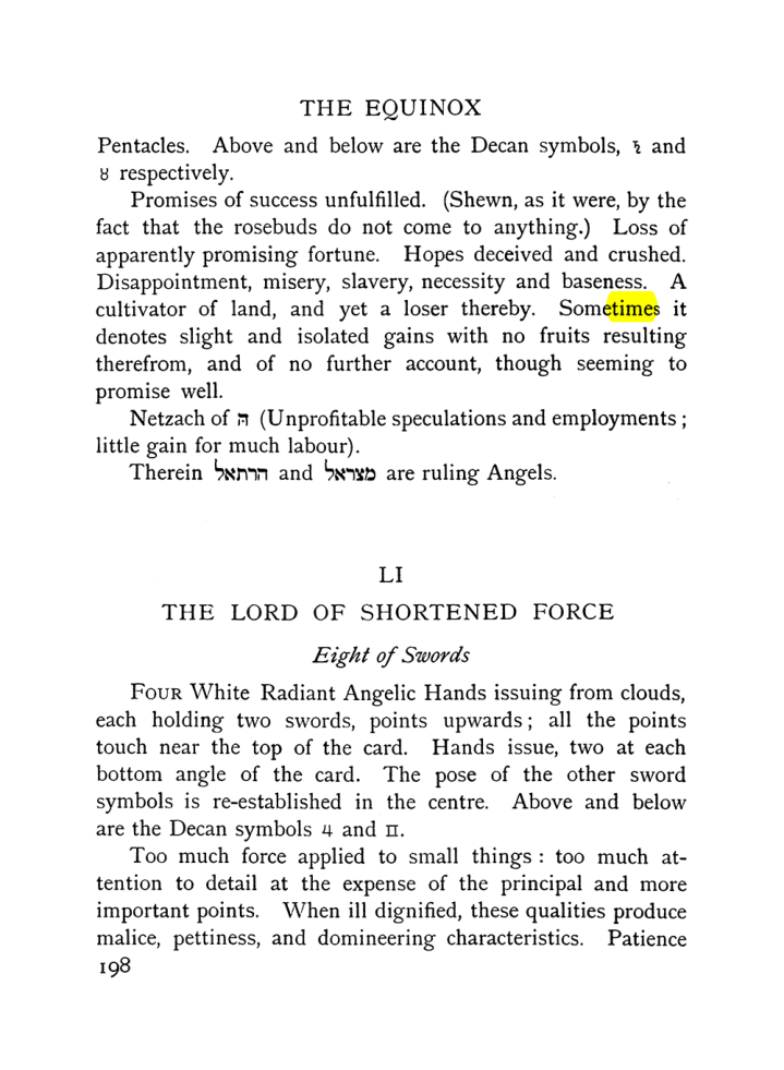 Original scan of The Equinox (Volume I, Number VII), PDF page 240