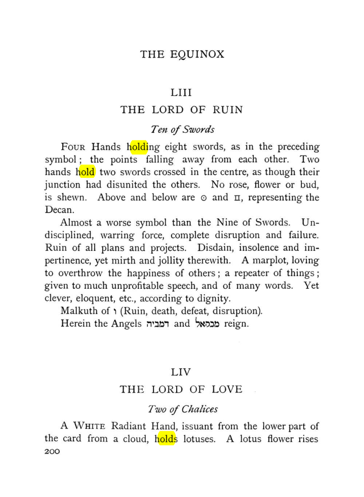 Original scan of The Equinox (Volume I, Number VII), PDF page 242