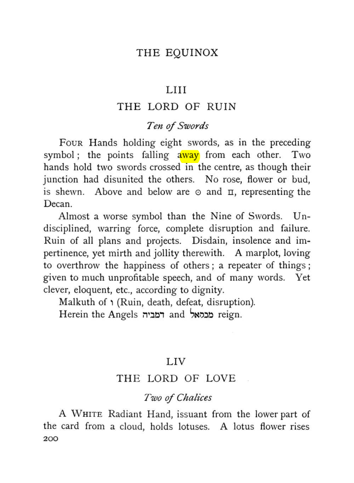 Original scan of The Equinox (Volume I, Number VII), PDF page 242