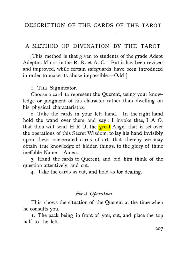 Original scan of The Equinox (Volume I, Number VII), PDF page 249