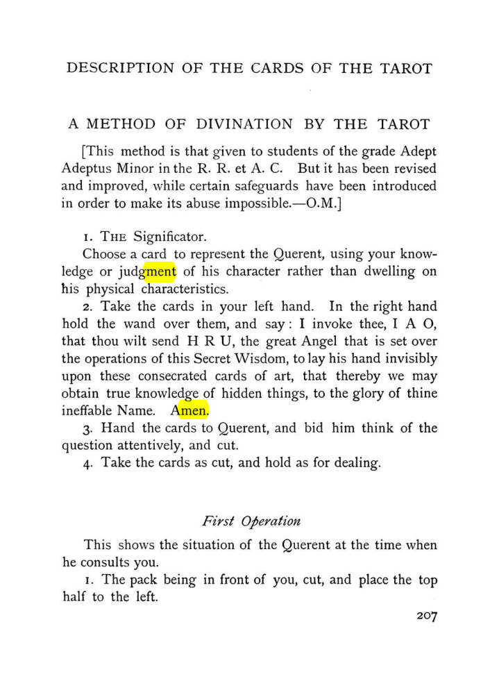 Original scan of The Equinox (Volume I, Number VII), PDF page 249