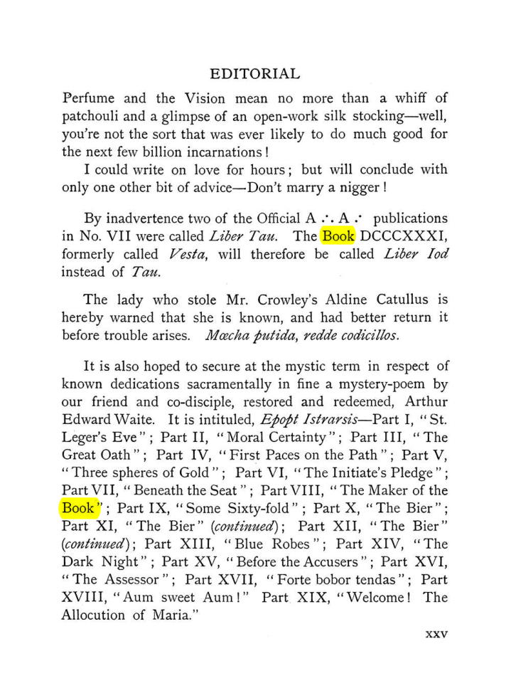 Original scan of The Equinox (Volume I, Number VII), PDF page 25