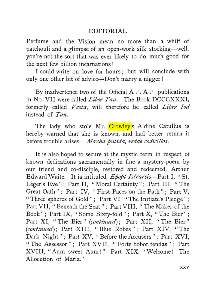 Original scan of The Equinox (Volume I, Number VII), PDF page 25